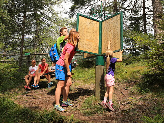 Familienwanderung am Sattelberg