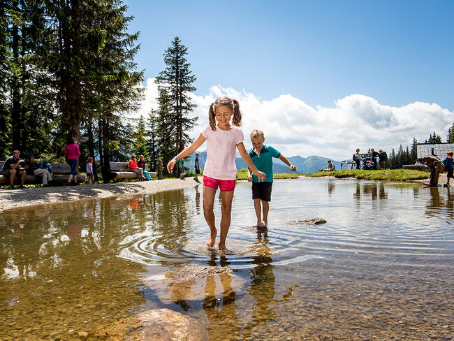 Wasserspaß im Hopsiland