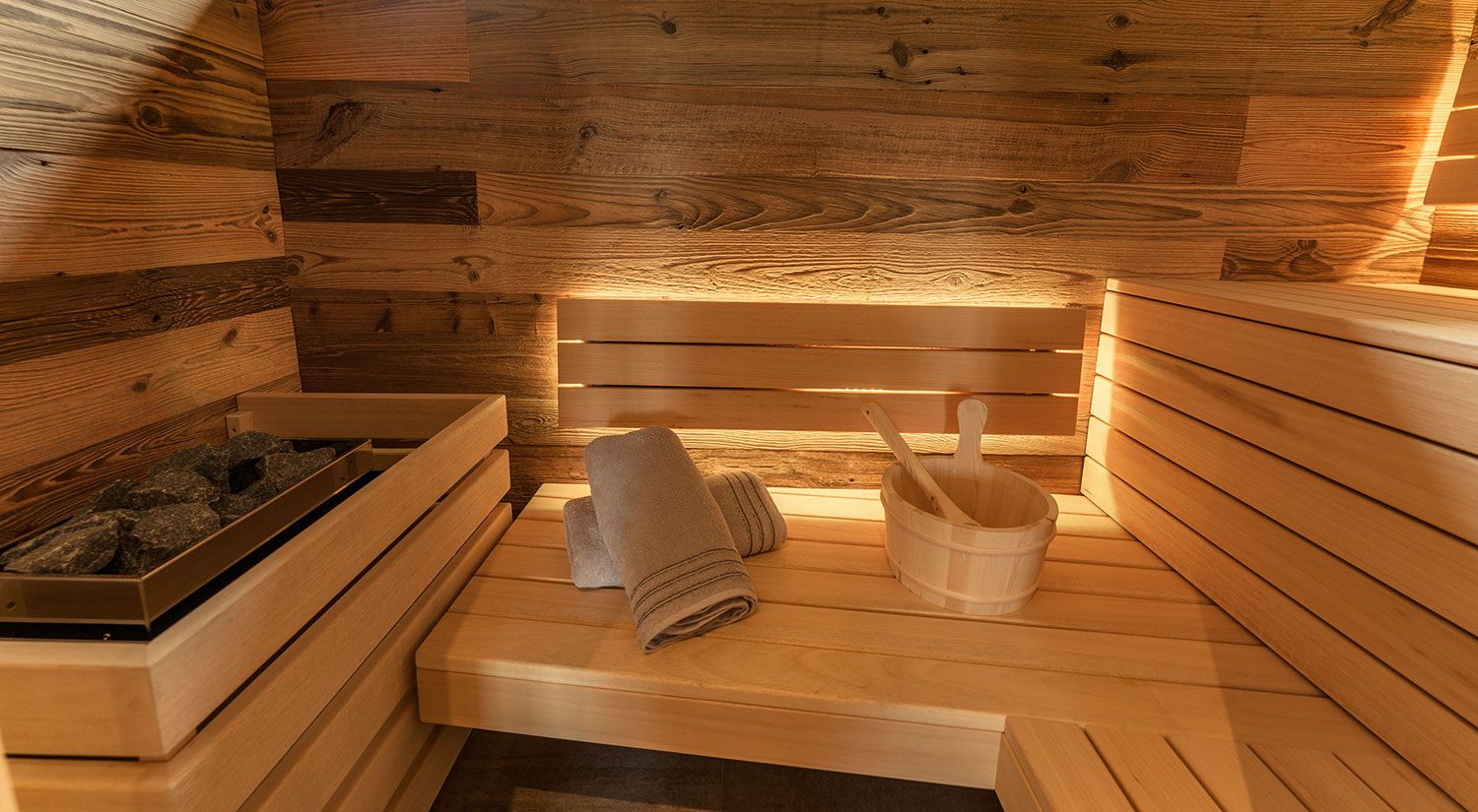 eigene Sauna direkt im Appartement
